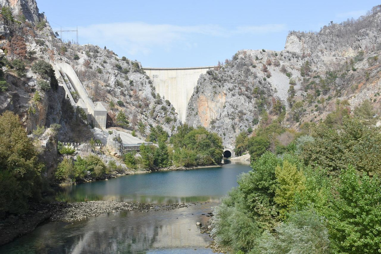 Die Stadt Side: Cabrio Bus &amp; Green Lake Bootstour mit Mittagessen