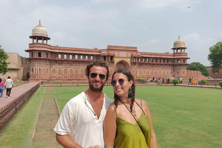 From Delhi: Private Taj Mahal, Agra Fort &amp; Baby Taj Day TripAC Car and Tour Guide Service Only