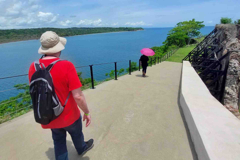 Panama City : Fort San Lorenzo et écluse Agua Clara du canal de Panama