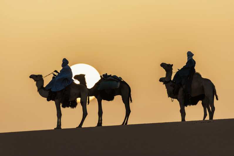 Marrakech: Viaggio nel deserto di Agafay con quad al tramonto e giro in cammello