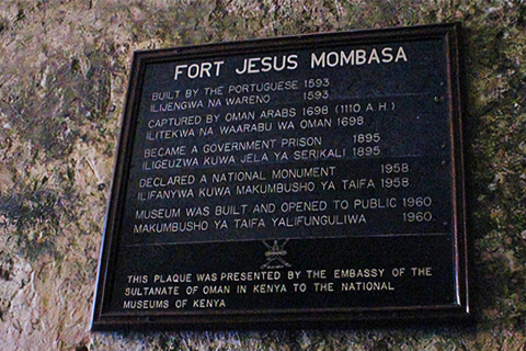 Mombasa: Historical Guided city tour. Fort Jesus, old town.Mombasa: Historical Guided city tour.