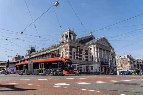 Amsterdam: Trasferimento in autobus espresso dall&#039;aeroporto a/da il centro cittàTransfer aeroportuale espresso di andata e ritorno per la città (valido 14 giorni)