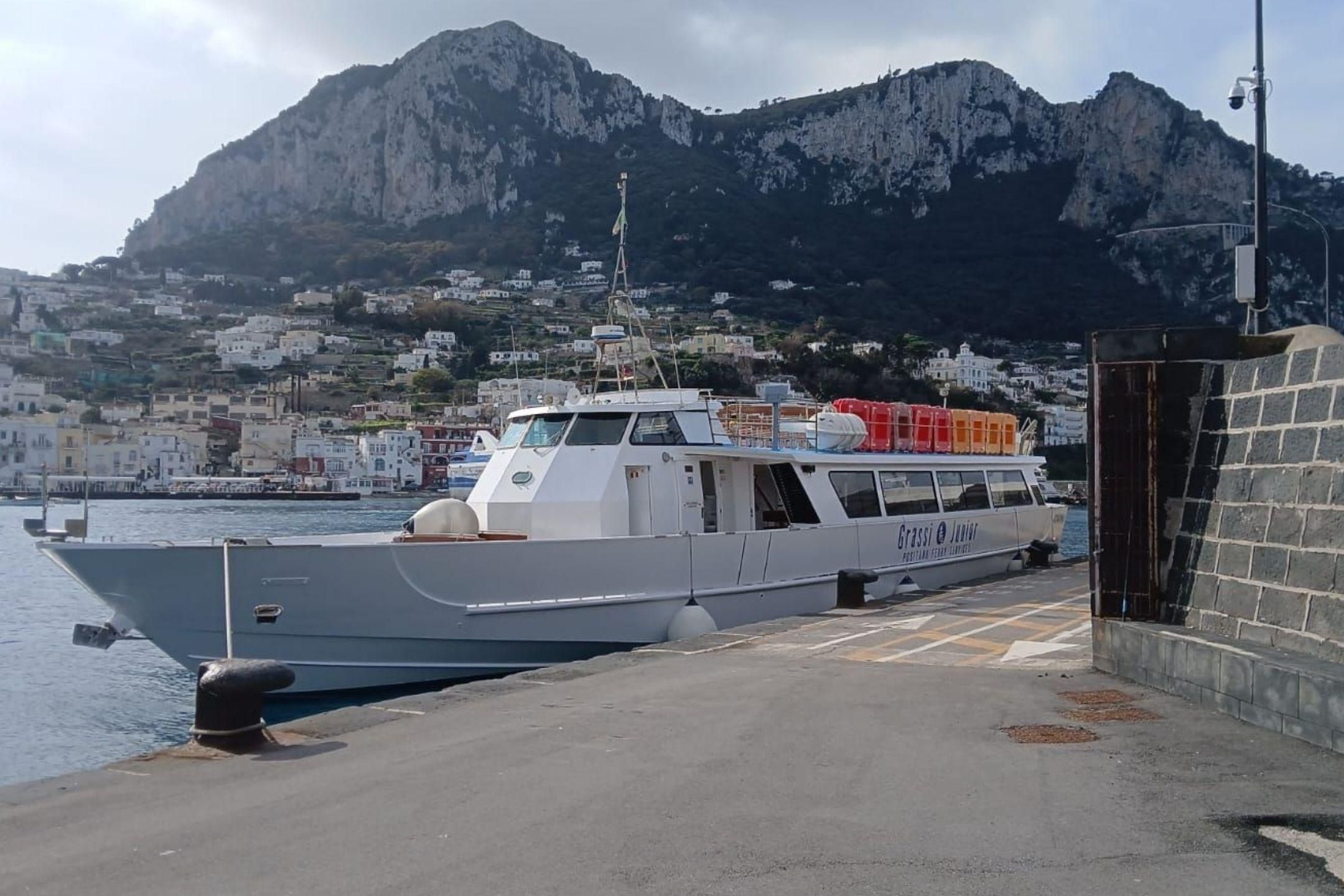 Salerno: Fahrt mit der Schnellfähre zwischen Salerno und Capri