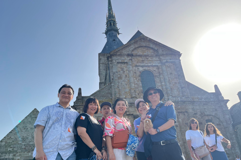 Visite guidée privée du Mont Saint Michel et du Jour J au départ de Paris