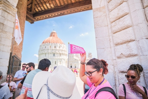 De Montecatini: visite d'une demi-journée à Pise et à la tour penchéeVisite en anglais sans entrée de la tour penchée - Après-midi