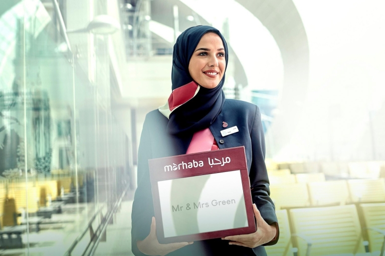 Servicio de bienvenida en el aeropuerto de DubáiServicio de bienvenida: Opción oro
