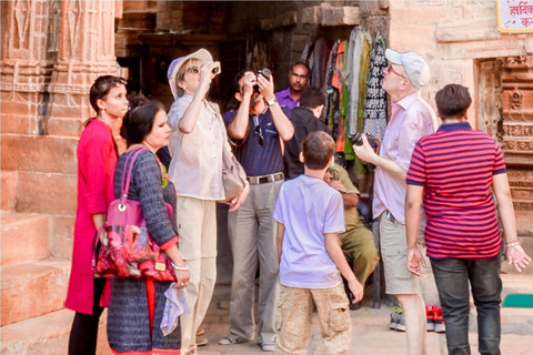 Tour guidato della città rosa di Jaipur, patrimonio culturale e culturale, a piediSessione serale con l&#039;esperto della città