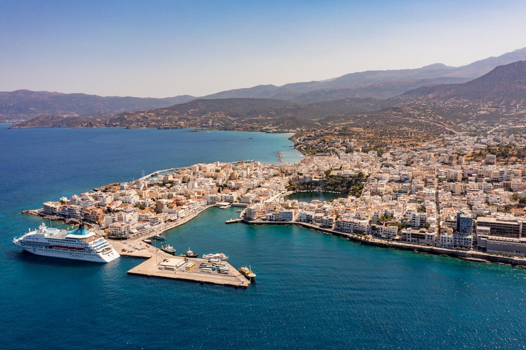 From Heraklion: Spinalonga All-Inclusive BBQ Cruise & Guide Italian Language