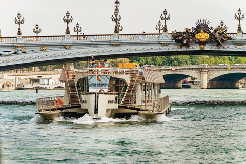 Paris: Big Bus Hop-On Hop-Off Tours med valfri kryssning24-timmarsbiljett och kryssning på floden Seine