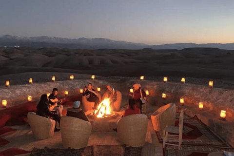 Marrakech: Agafay Desert Sunset, Camel Ride, and Dinner Show
