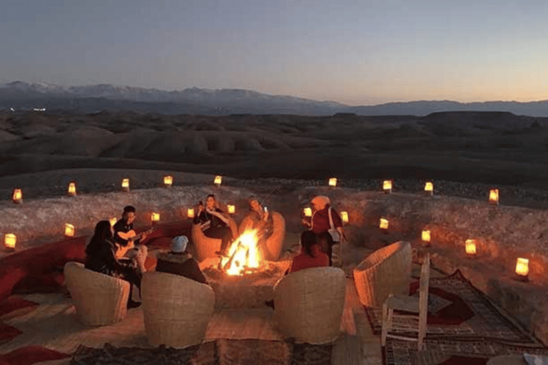 Marrakech: Agafay Desert Sunset, Camel Ride, and Dinner Show