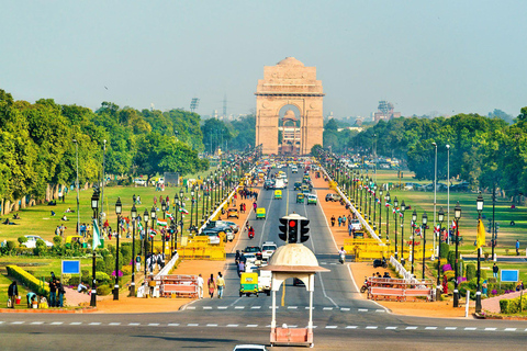 Tour privado de día completo o medio día por la Vieja y la Nueva DelhiTour de medio día por la Vieja Delhi