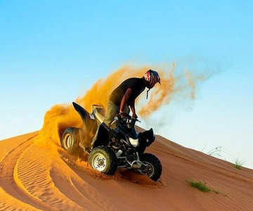 Ras Al Khaimah: quadtour met gids