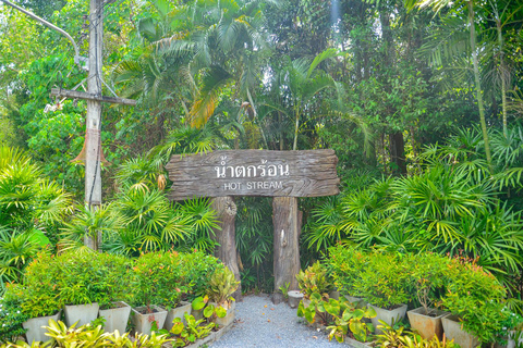 Escapade privée à Krabi : Piscine d'émeraude, sources d'eau chaude et grotte du tigreFourgon privé