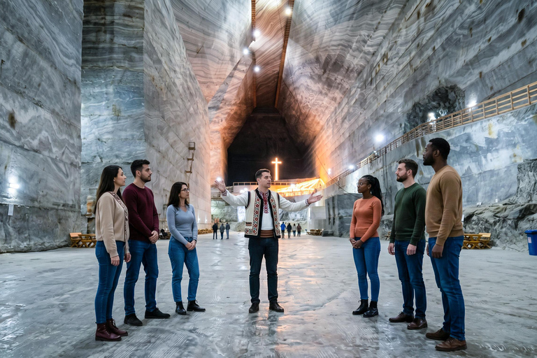 Bucharest: Underground Salt Mine & Dracula Tomb Tour COACH TOUR Audio guide in 24 languages