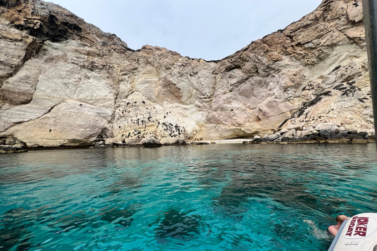 Cagliari: Boat Tour snorkeling della Sella con con aperitivo