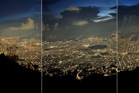 Balcones viewpoint in Arví Park, the best panoramic view of Medellín.