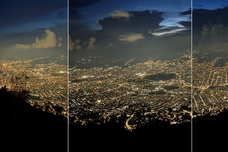 Balcones viewpoint in Arví Park, the best panoramic view of Medellín.