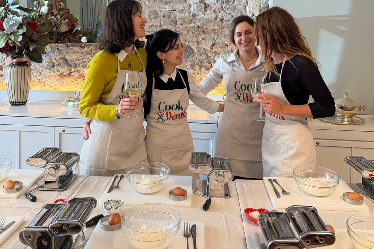 Rome: Pasta & Tiramisu Cooking Class Near the Vatican with Wine & Gelato Rome: Pasta & Tiramisu Cooking Class with Fine Wine, Gelato, and Limoncello