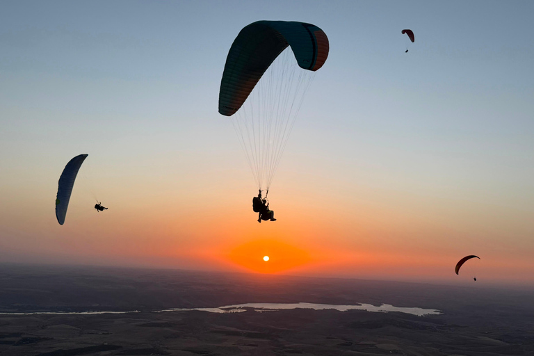 Fly over Aguergour: Extreme Tandem Paragliding with GoPro Sunset: Extreme Adrenaline Tandem Paragliding with GoPro