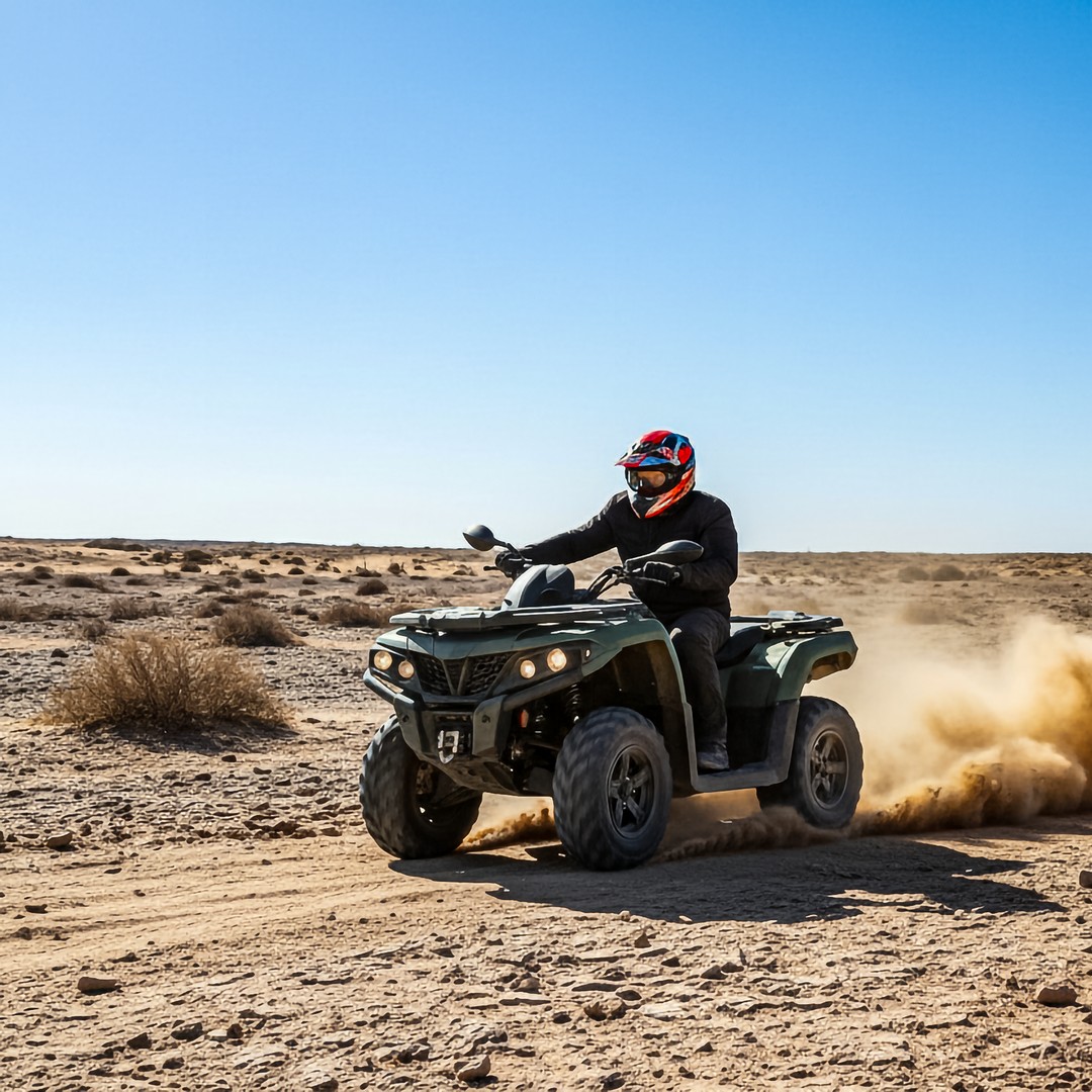 Marrakech: Quad-tour in Agafay inclusief kamelenrit, diner en show - quad