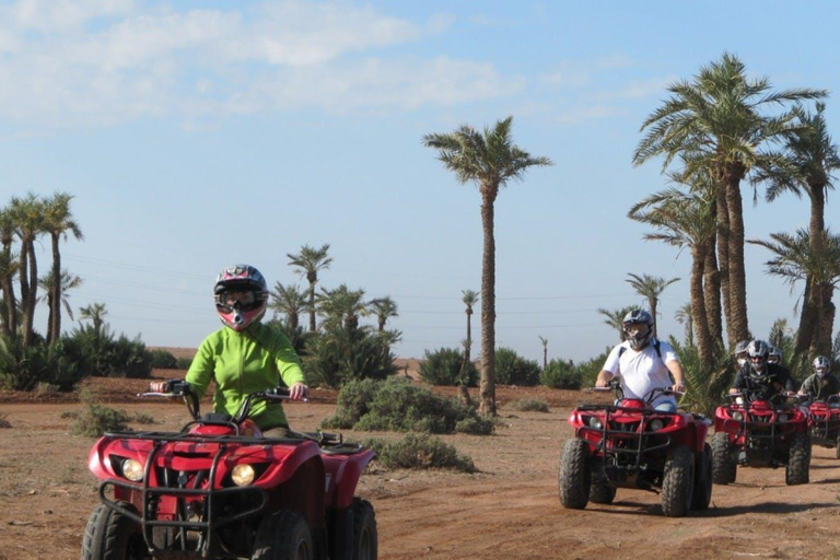 Marrakech : Aventure en quad dans le désert de la Palmeraie