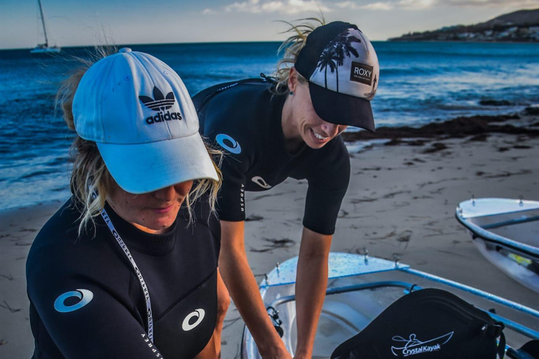 Fuerteventura: Transparent Electric Kayaks with GuideNautical premium tour in transparent electric kayak