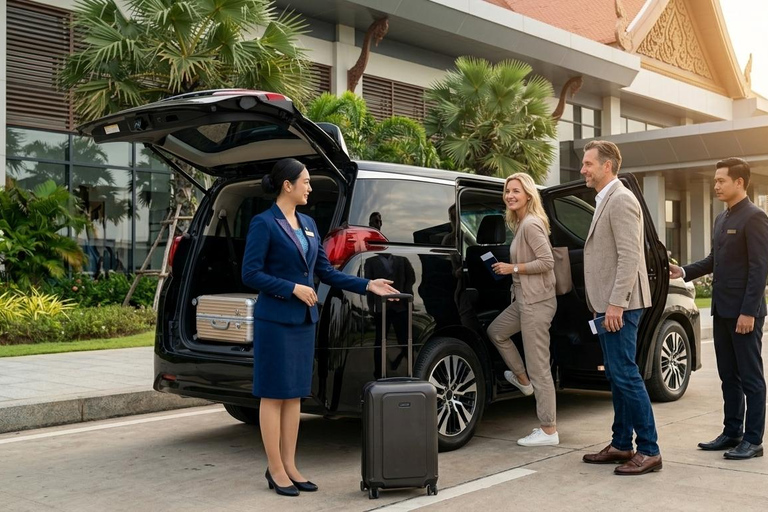 Cambodia VIP Fast Track Immigration & Airport Transfer A: VIP Package Fast Track + Car Transfer + Visa on Arrival