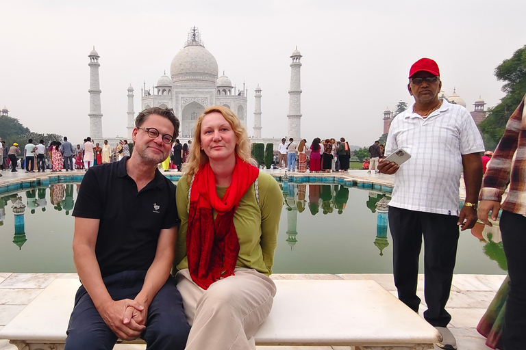 Agra : excursion au Taj Mahal, au fort d’Agra et au Baby TajVisite privative avec voiture, chauffeur, guide et frais d'entrée