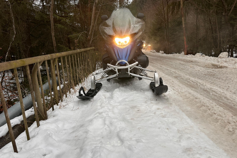 From Bucharest: Private Snowmobile Adventure & Castles Tour