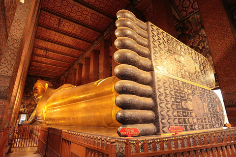 Bangkok: Grand Palace, Wat Pho, Wat Arun Sacred & Local Tour Tha Maharaj