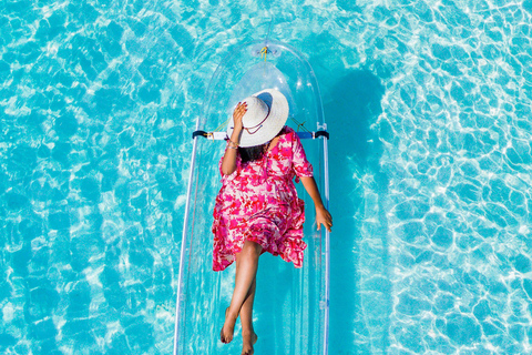 Kendwa: kayak trasparente e drone con guida