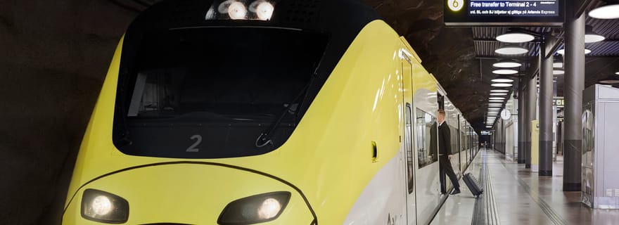 Aeroporto di Arlanda (ARN): trasferimento in treno da/per Stoccolma