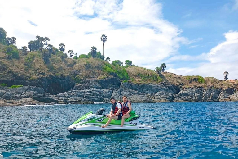 Phuket: Jet Ski Tour Patong Beach with 9 Check-in Points Have fun with a trip to 9 check-in points on Phuket Island.