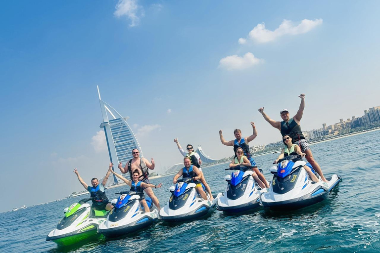 Dubai: Jetski-Abenteuer mit Blick auf den Burj Khalifa und das Burj Al Arab