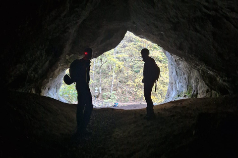 Brașov: Guided Gorge Hike, Caves, and Via Ferrata Adventure Brașov: Guided Hike and Caves