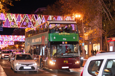 Madrid: Offene Doppeldecker-Weihnachtsbus-Tour mit GuideMadrid: Offene Doppeldecker-Weihnachtsbustour mit Guide