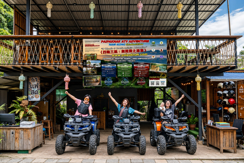 Chiangmai S : Guided ATV Adventure with Waterfalls & Temples