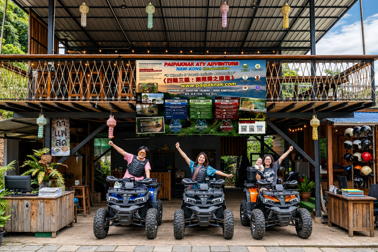 Chiangmai S : Guided ATV Adventure with Waterfalls & Temples