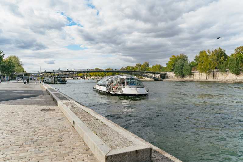 Paris: Hop-on-hop-off sightseeing med båt – 1 eller 2 dagar