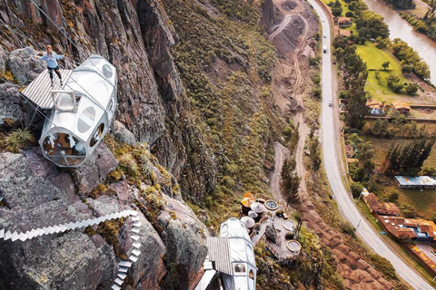 Noc w Skylodge + via ferrata-zipline w Świętej Dolinie