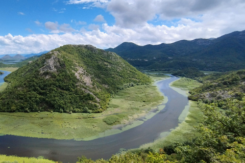 Depuis Budva/Kotor : Circuit des points forts du Monténégro et croisière sur le lac