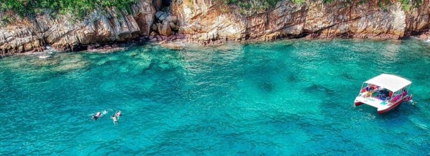 -Acapulco : expérience de pause plage avec plongée en apnée et déjeuner
