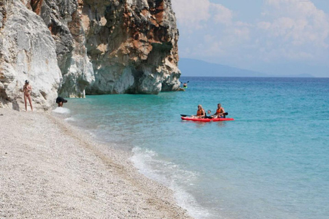 Golem/Durrës/Tirana :Gjipe Beach and Canyon Premium Day Trip Off-Road Experience : Gjipe Beach and Canyon Day Trip