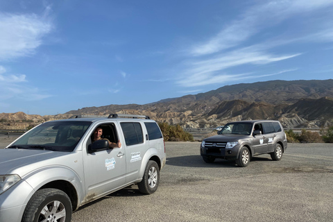 Desde Almería ou Tabernas: Descobre o deserto em 4x4De Tabernas