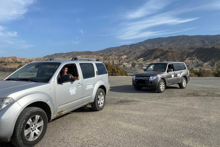 Desde Almería ou Tabernas: Descobre o deserto em 4x4De Tabernas