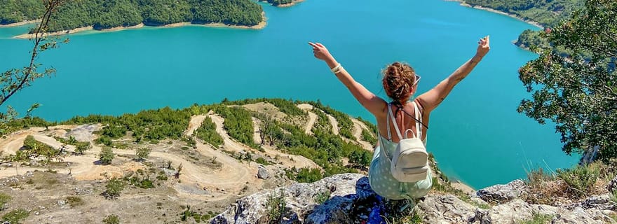 Durazzo/Golem/Tirana: lago di Bovilla, canyon e monte Gamti