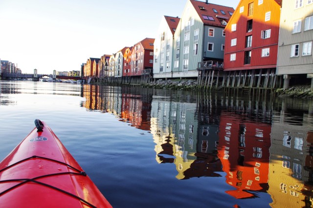 Visit Private kayak trip down the Nidelva in Trondheim in Trondheim