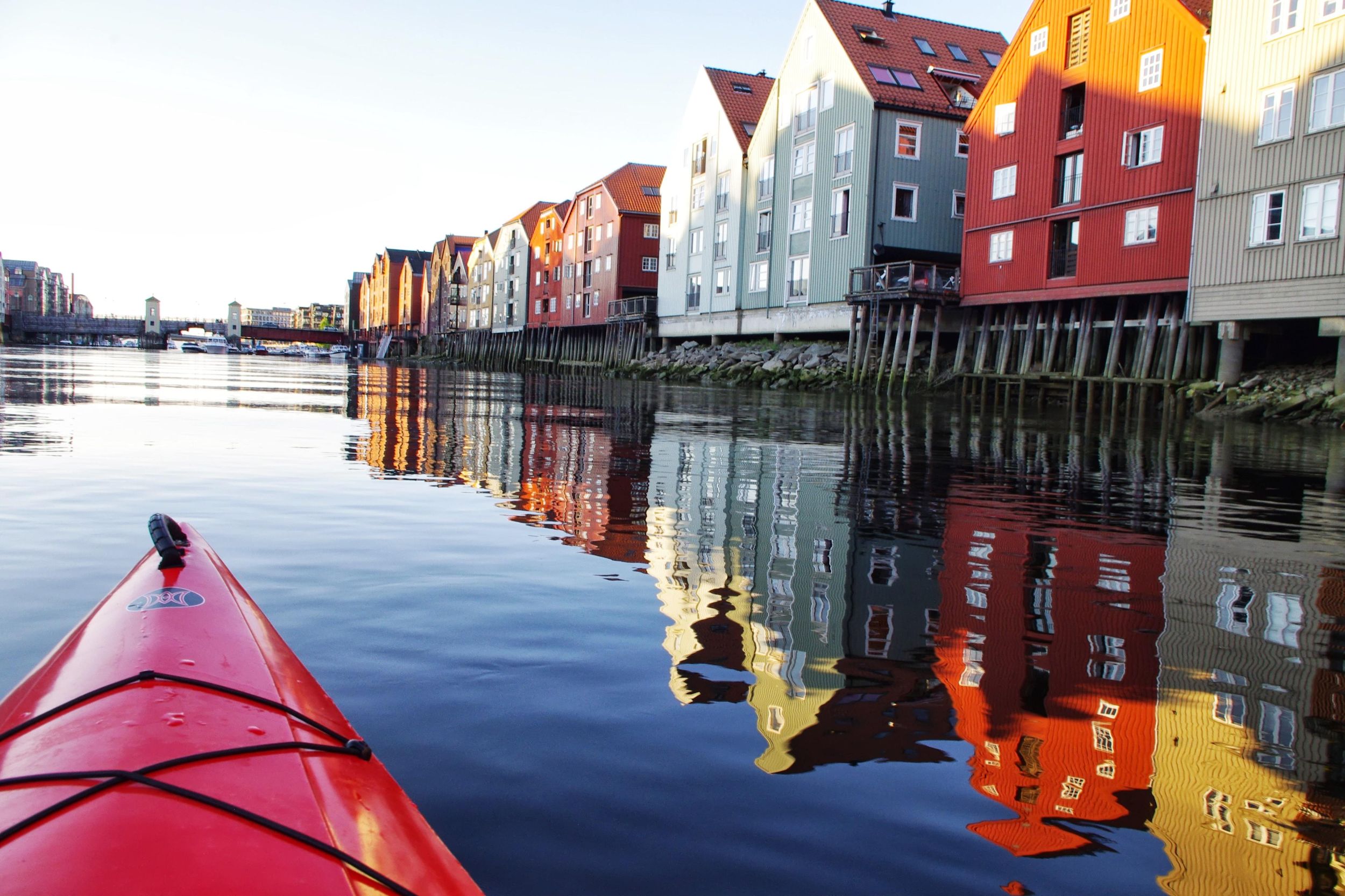 Ruhige Kajaktour in Trondheim