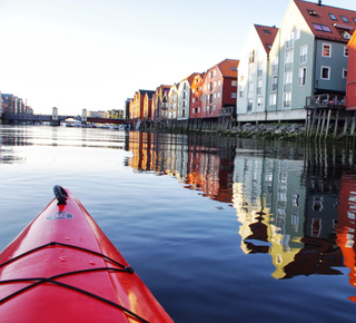 Kayaking in Trondheim